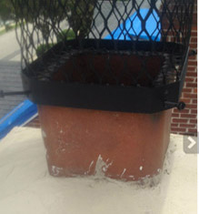 Chimney crown, after