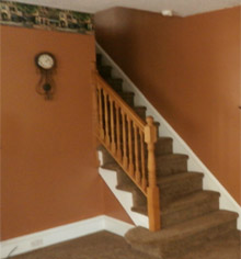 Living room transformation, before